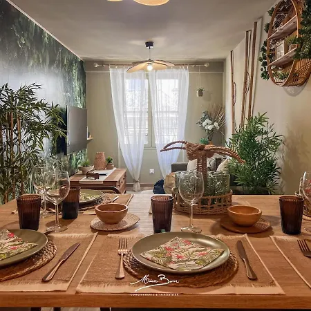 아파트 De Standing Bali 2 Chambres, Terrasse, Wifi, Hyper-centre *